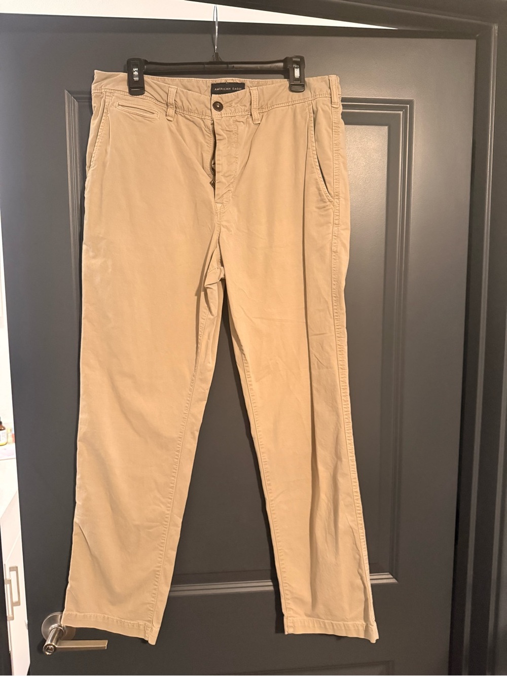 Men's Tan Chino Pants - Classic Everyday Comfort 34x32